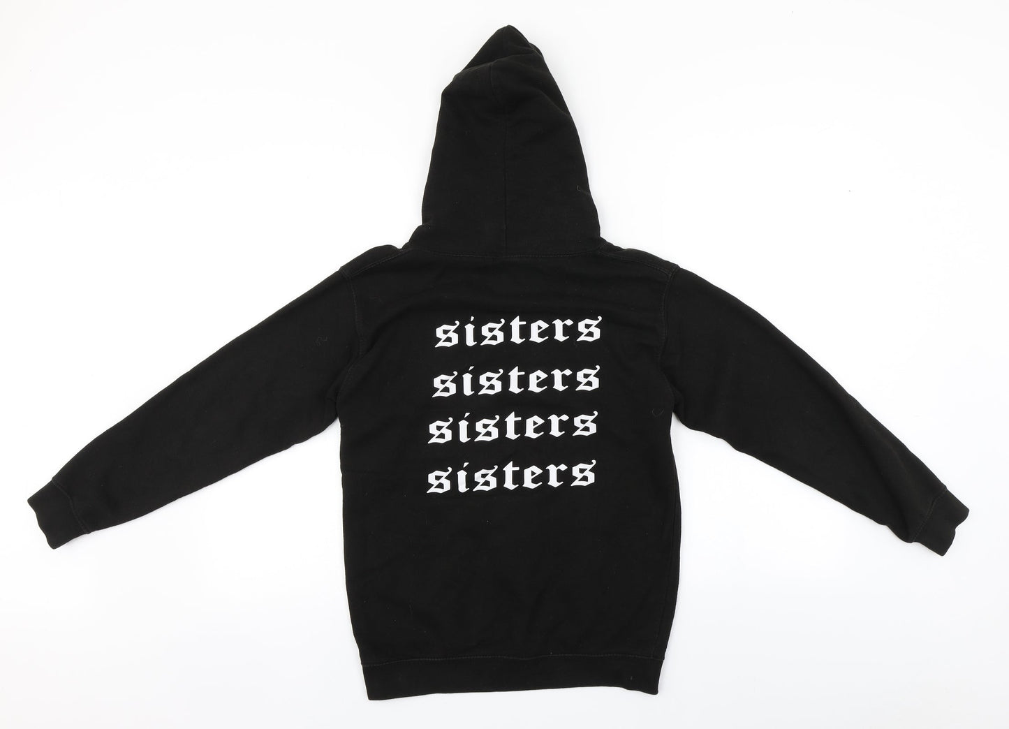 All We Do is Girls Brown  Cotton Pullover Hoodie Size 11-12 Years