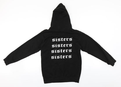 All We Do is Girls Brown  Cotton Pullover Hoodie Size 11-12 Years