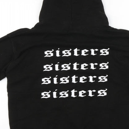 All We Do is Girls Brown  Cotton Pullover Hoodie Size 11-12 Years