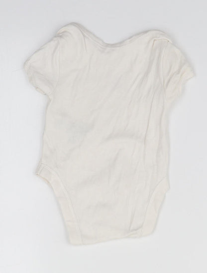 Primark Baby White  Cotton Babygrow One-Piece Size 0-3 Months   - My little Love