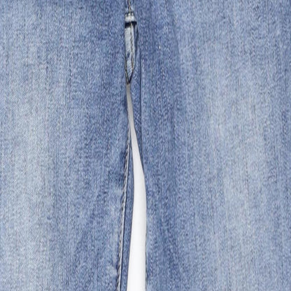 Womens UK Size  H&M Regular Fit Skinny Blue Jeans