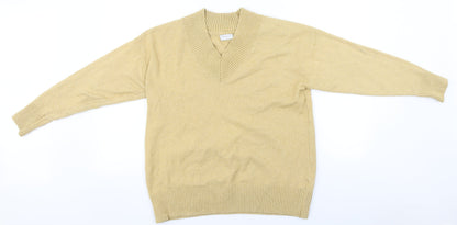 Womens UK Size M Papaya Beige Pullover Jumper