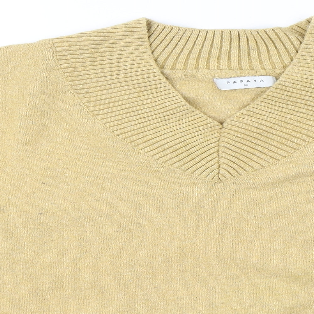 Womens UK Size M Papaya Beige Pullover Jumper