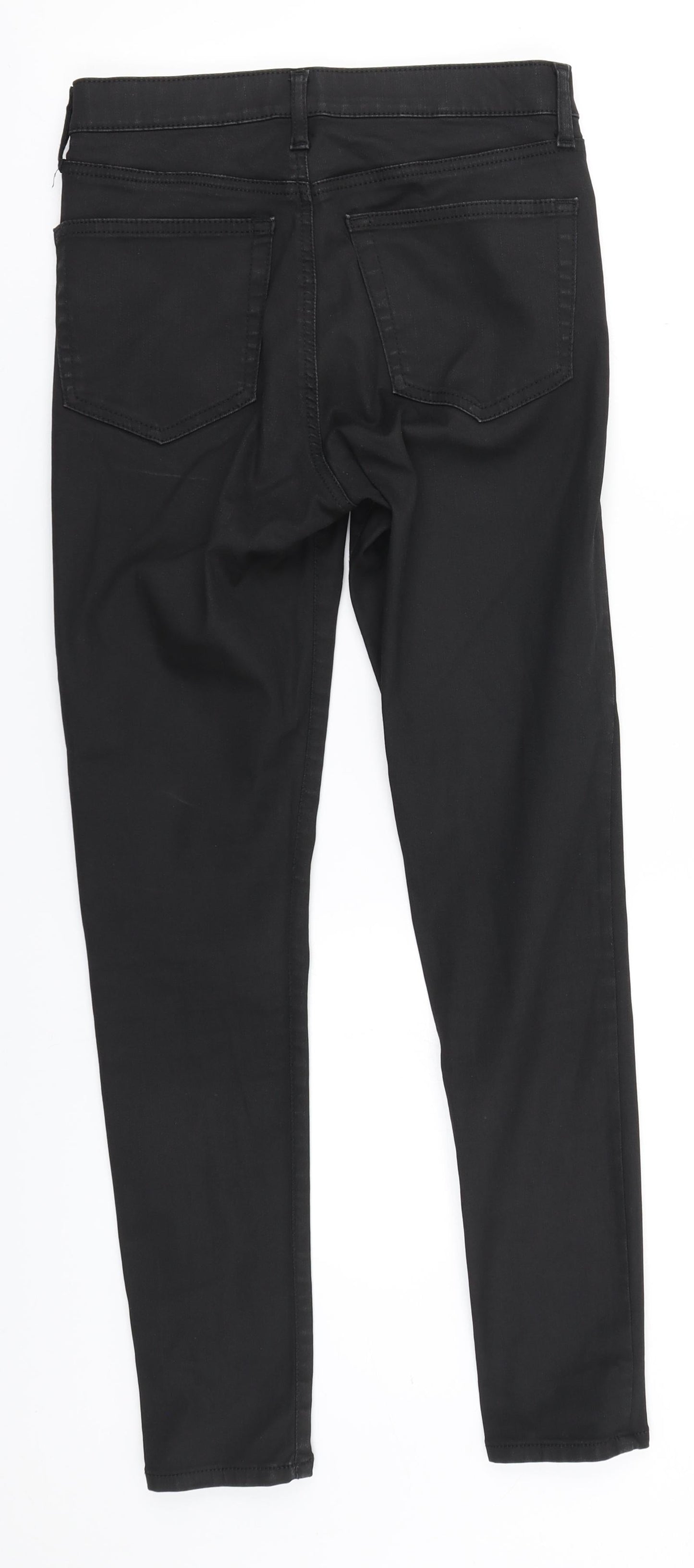Womens UK Size 28 in Topshop Regular Fit  Black Trousers