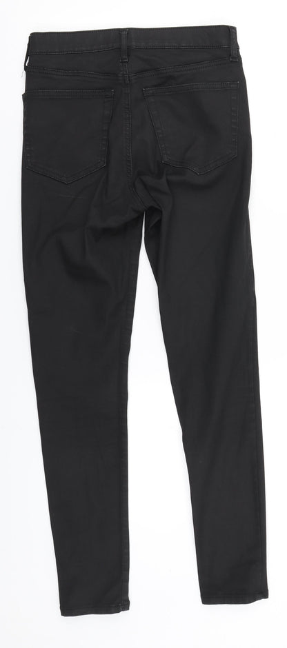Womens UK Size 28 in Topshop Regular Fit  Black Trousers