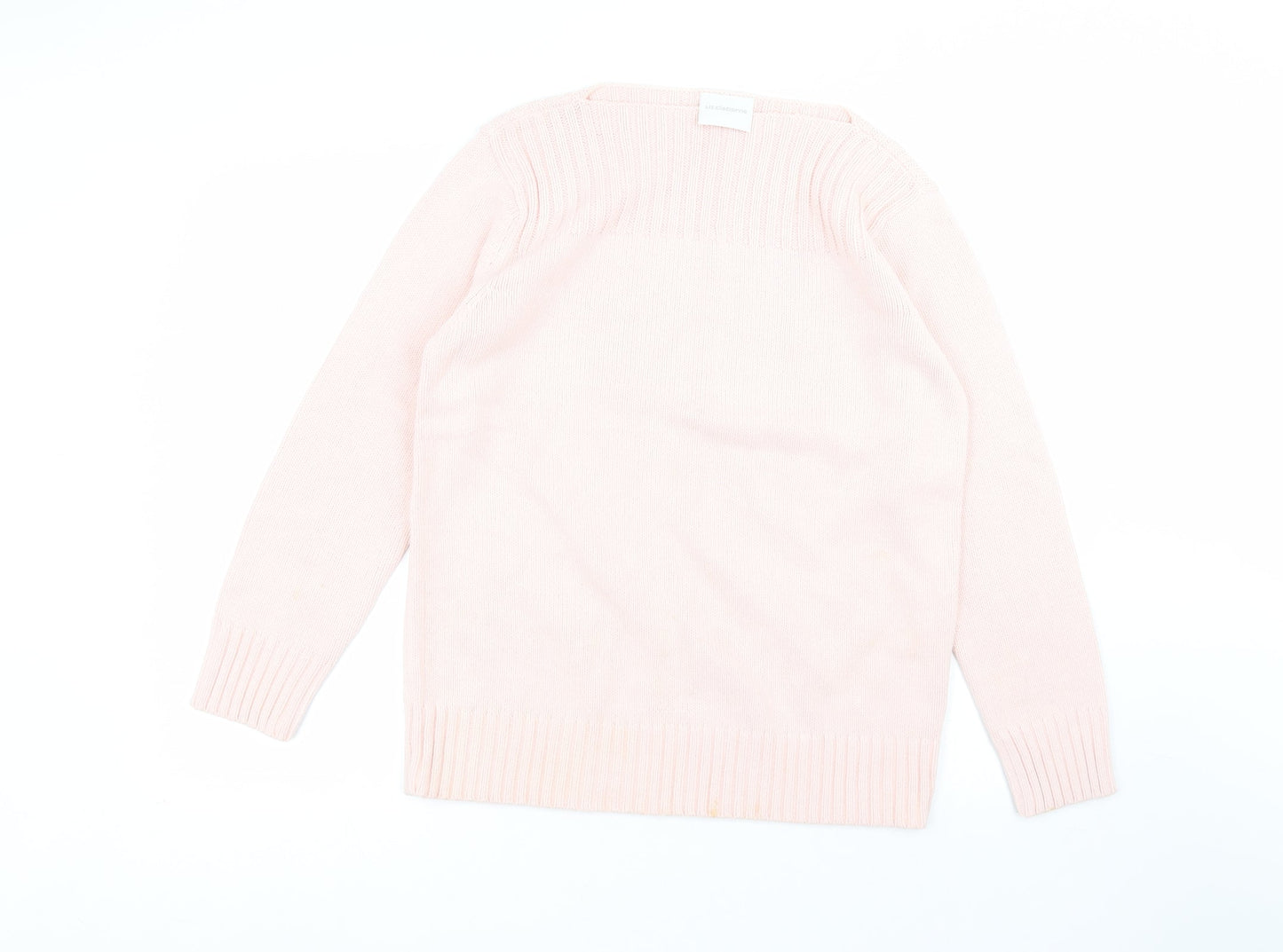 Liz Claiborne Womens Pink Round Neck  Acrylic Pullover Jumper Size M