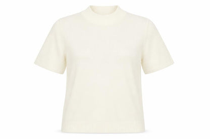 Womens UK Size 14 Damart White Basic T-Shirt