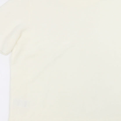 Womens UK Size 14 Damart White Basic T-Shirt
