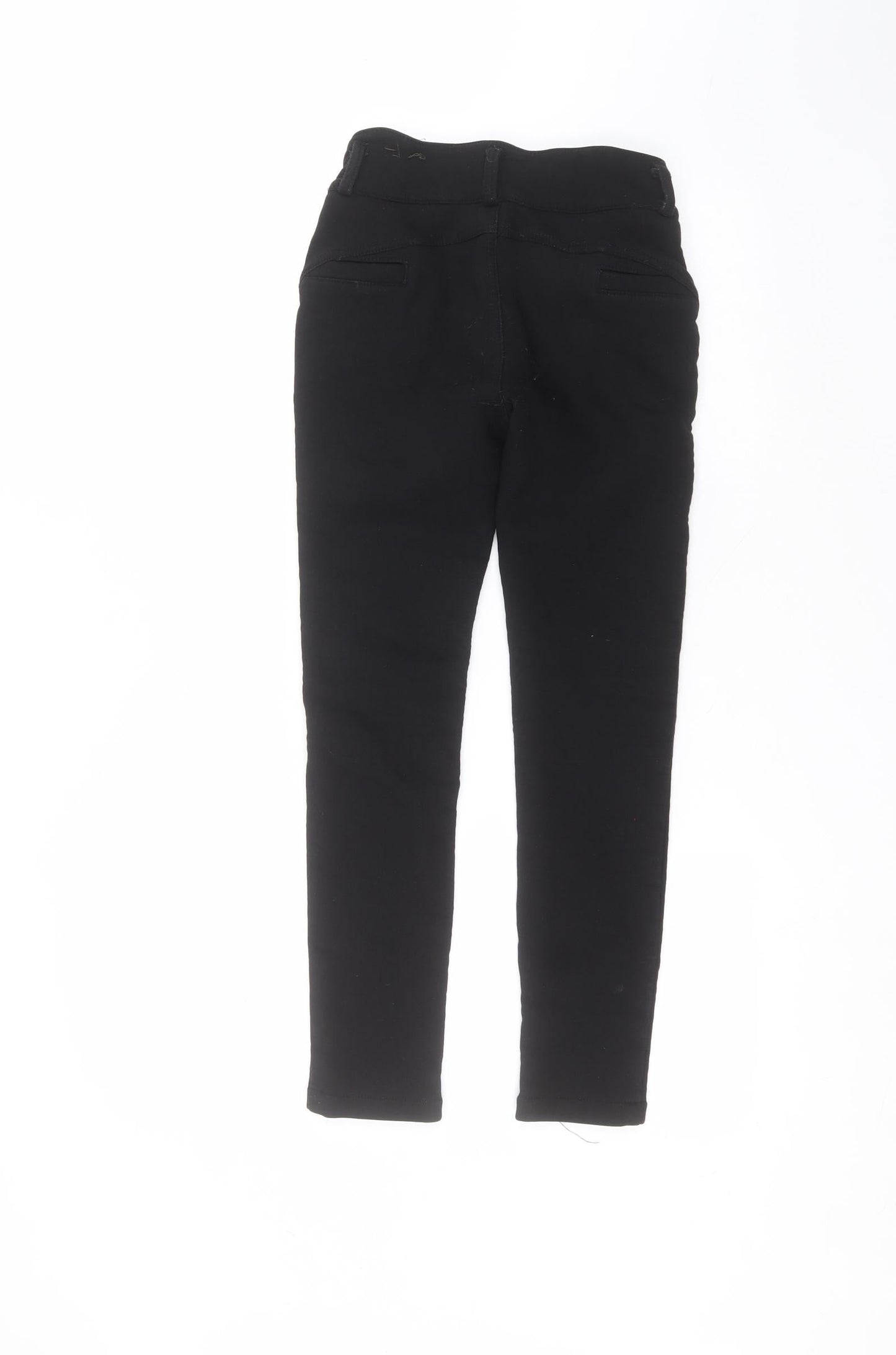 hlkodo Womens Black  Cotton Trousers  Size M L23 in Regular
