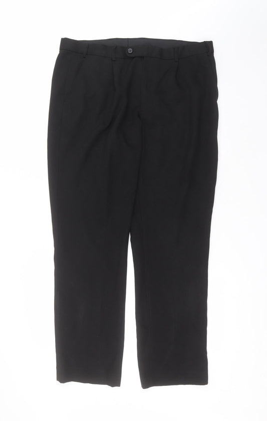 Womens UK Size 38 in Taylor & Wright Regular Fit  Black Trousers