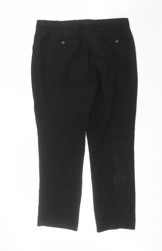 Womens UK Size 38 in Taylor & Wright Regular Fit  Black Trousers
