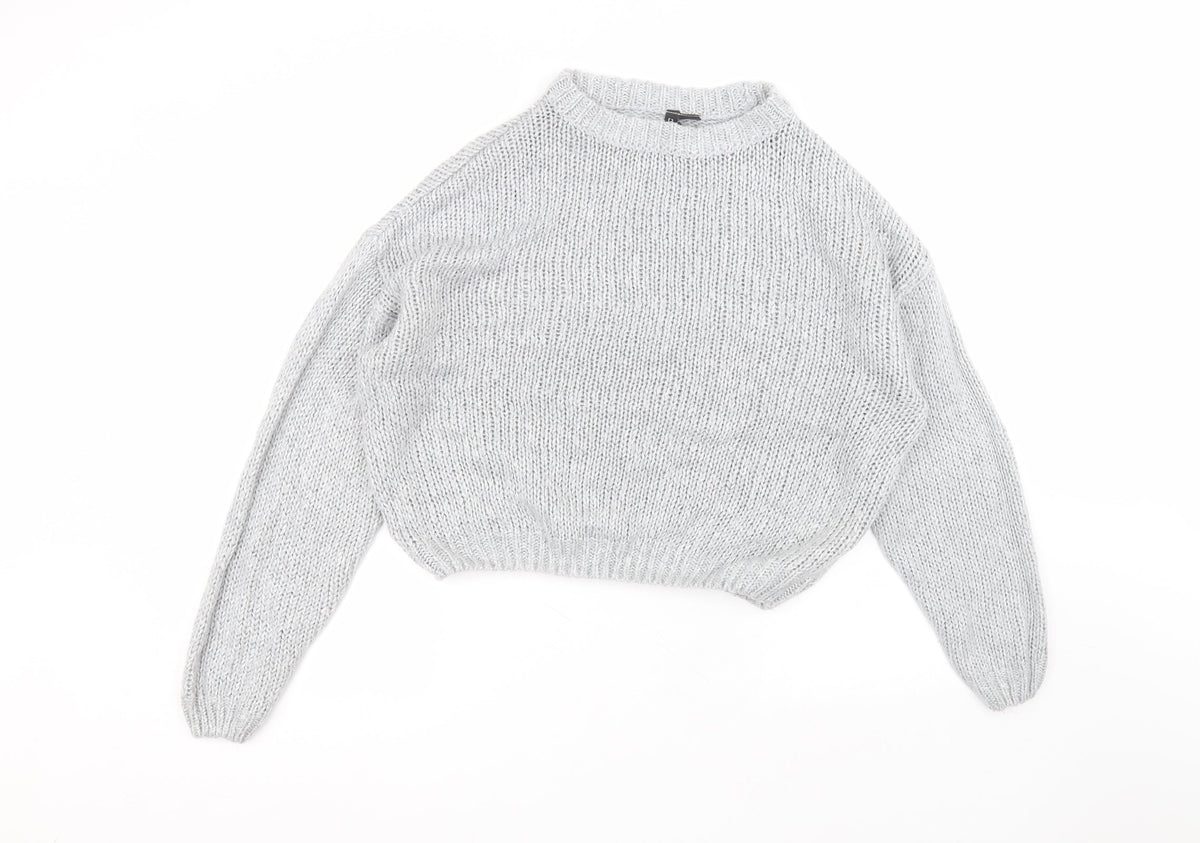 Womens UK Size S H&M Grey Pullover Jumper