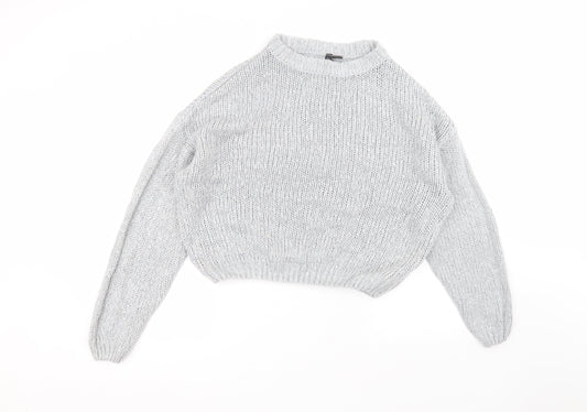 Womens UK Size S H&M Grey Pullover Jumper