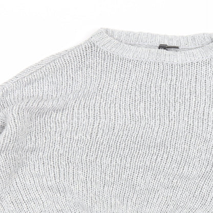 Womens UK Size S H&M Grey Pullover Jumper