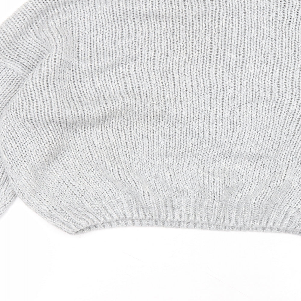 Womens UK Size S H&M Grey Pullover Jumper