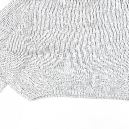 Womens UK Size S H&M Grey Pullover Jumper