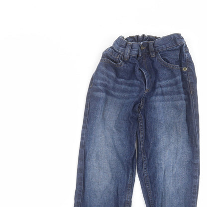 F&F Girls Blue  Cotton Skinny Jeans Size 7-8 Years  Regular