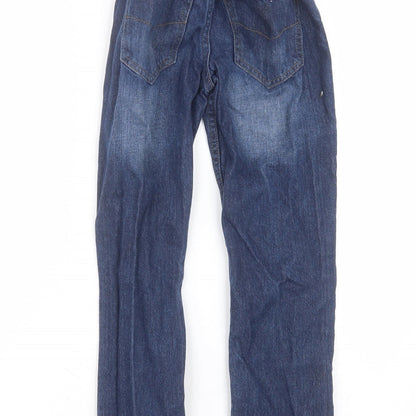 F&F Girls Blue  Cotton Skinny Jeans Size 7-8 Years  Regular