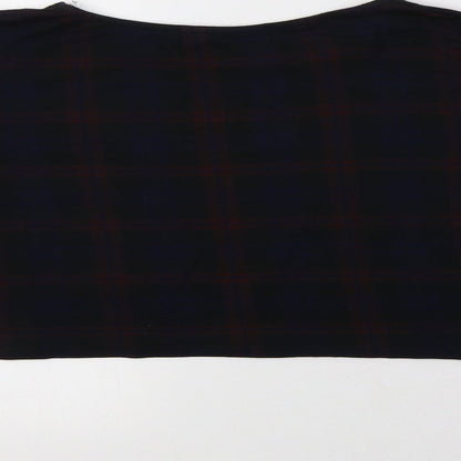 Womens UK Size 12 Select Black Cropped T-Shirt