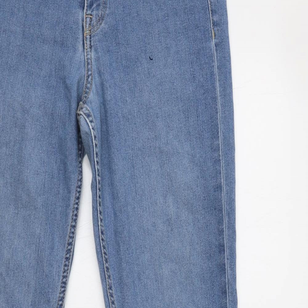 Womens UK Size 28 H&M Regular Fit Skinny Blue Jeans
