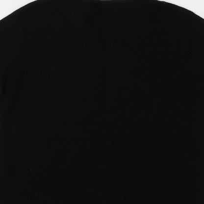Womens UK Size 10 M&S Black Cardigan Jumper