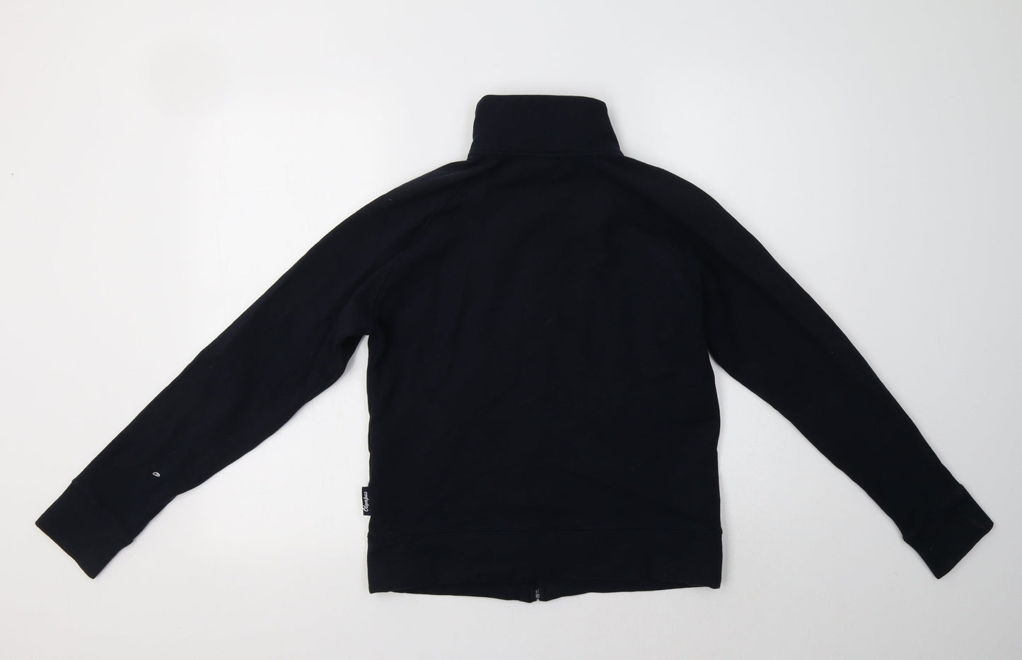 Olympus Womens Blue  Cotton Full Zip Sweatshirt Size 10