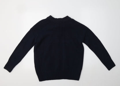 Womens UK Size M Matalan Blue Pullover Jumper