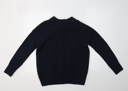 Womens UK Size M Matalan Blue Pullover Jumper