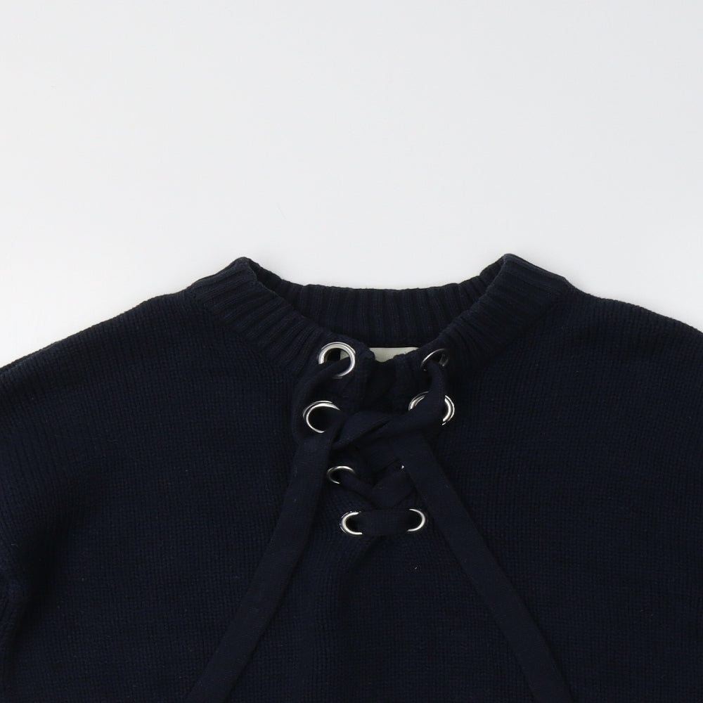 Womens UK Size M Matalan Blue Pullover Jumper
