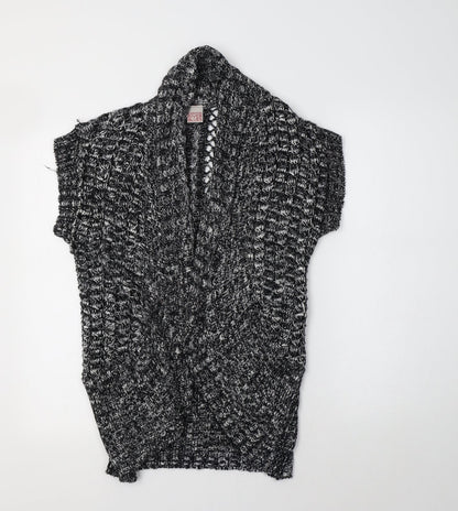 Canyon River Blues Womens Grey Collared  Acrylic Vest Jumper Size M