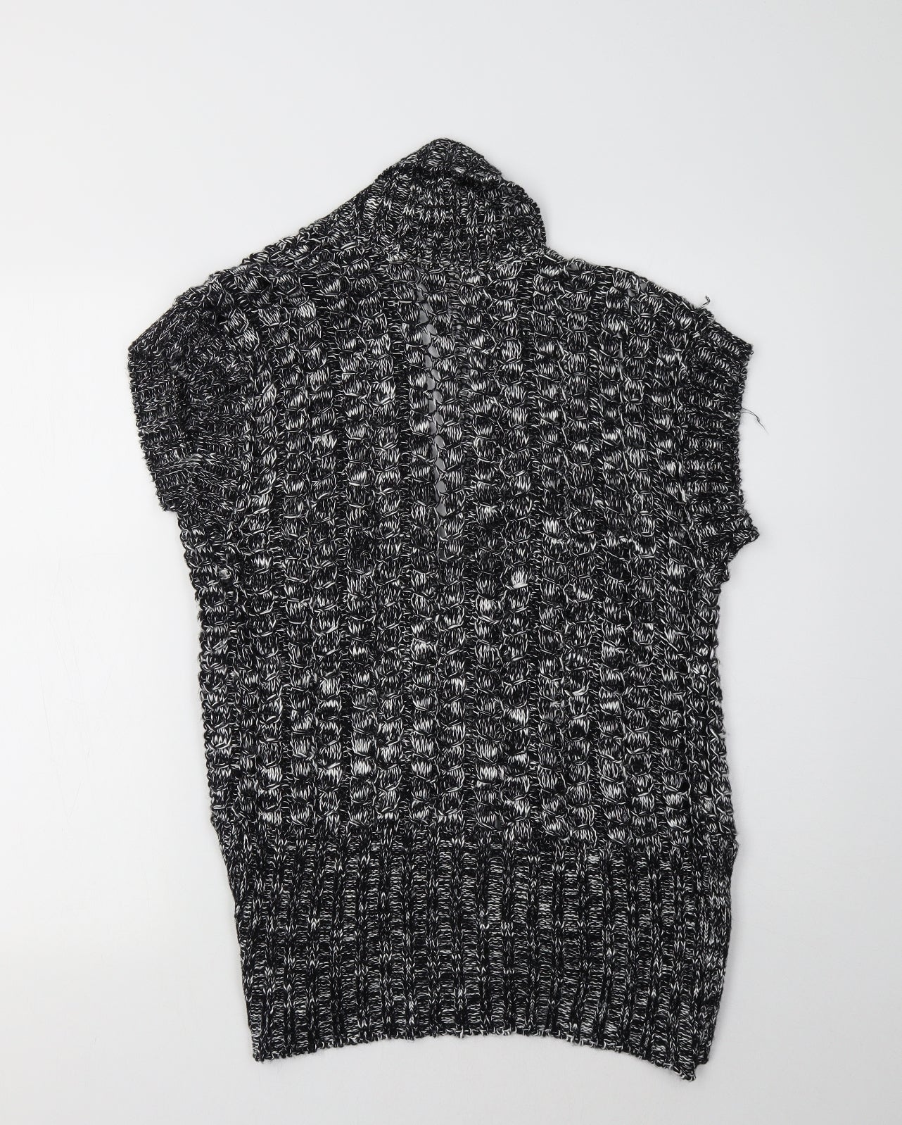 Canyon River Blues Womens Grey Collared  Acrylic Vest Jumper Size M