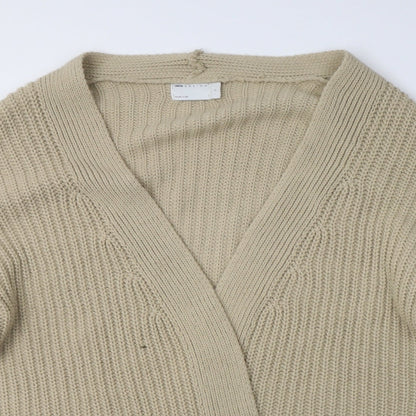 Womens UK Size S ASOS Beige Cardigan Jumper