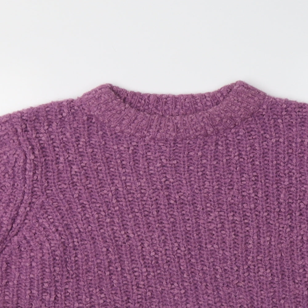 Womens UK Size 16 M&S Purple Pullover Jumper