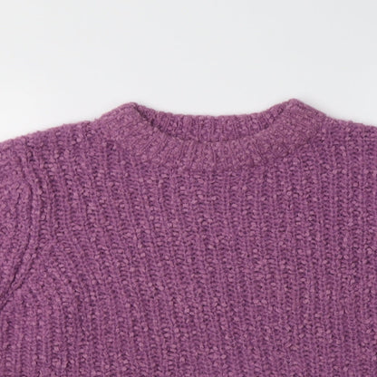 Womens UK Size 16 M&S Purple Pullover Jumper