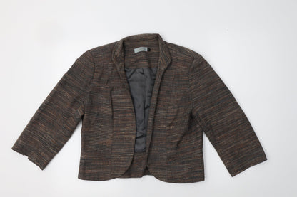 Womens UK Size 12 Red Herring Brown Jacket