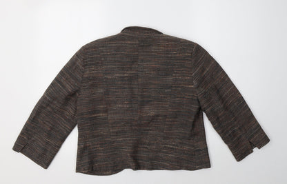 Womens UK Size 12 Red Herring Brown Jacket