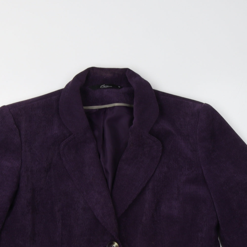 Womens UK Size 14 BM Purple Jacket