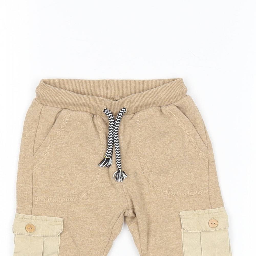 Coolclub Boys Beige   Sweatpants Trousers Size 18 Months
