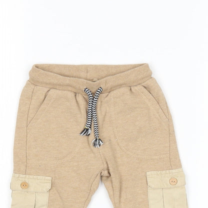 Coolclub Boys Beige   Sweatpants Trousers Size 18 Months