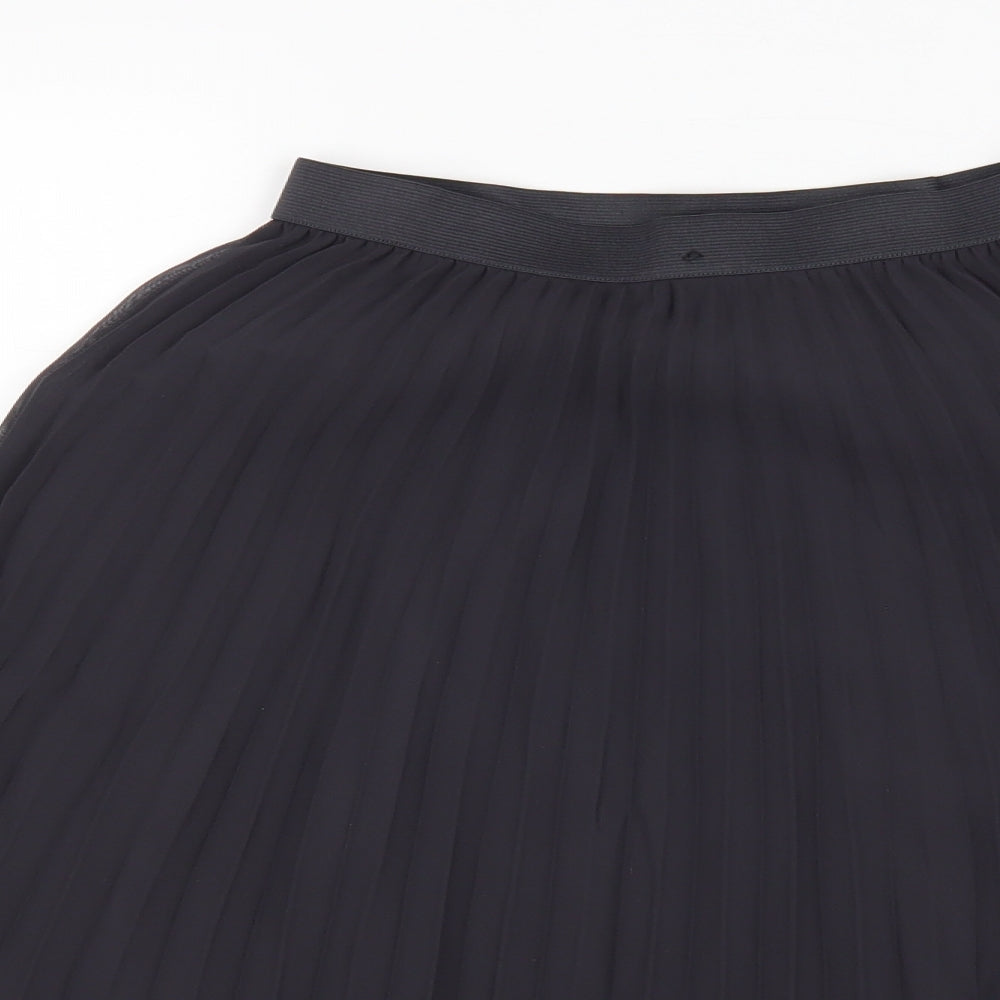 Atmosphere Womens Grey  Polyester A-Line Skirt Size 6