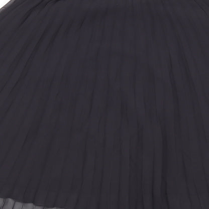 Atmosphere Womens Grey  Polyester A-Line Skirt Size 6