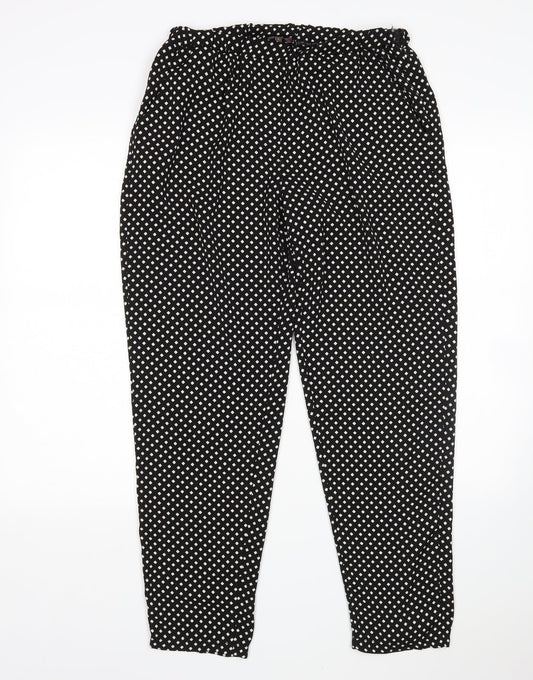 Phase Eight Womens Multicoloured Polka Dot Polyester Trousers  Size L L28 in Regular