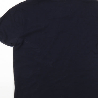 Easy Mens Blue    Polo Size M Collared