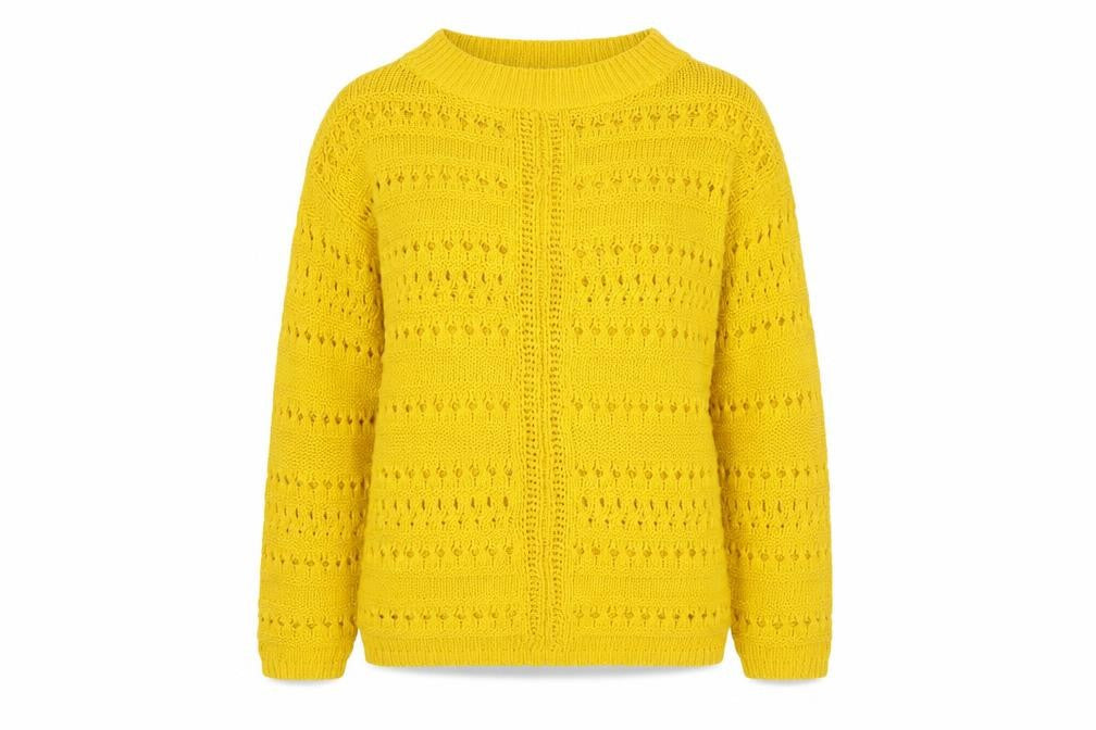 Womens UK Size M Matalan Yellow Pullover Jumper
