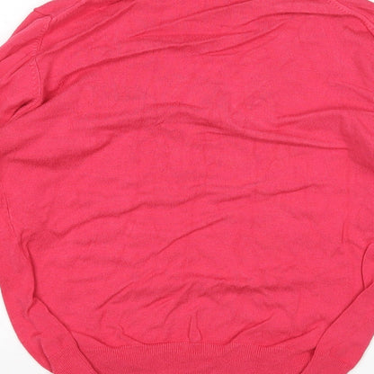 Womens UK Size 12 M&S Pink Pullover Jumper