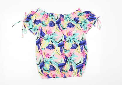 Womens UK Size 16 PEP & CO Pink Basic Blouse