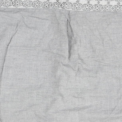 Womens UK Size  Preworn Grey Basic Button-Up