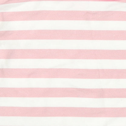 Gap Baby White Striped Cotton Pullover Jumper Size 12-18 Months   - Reindeer