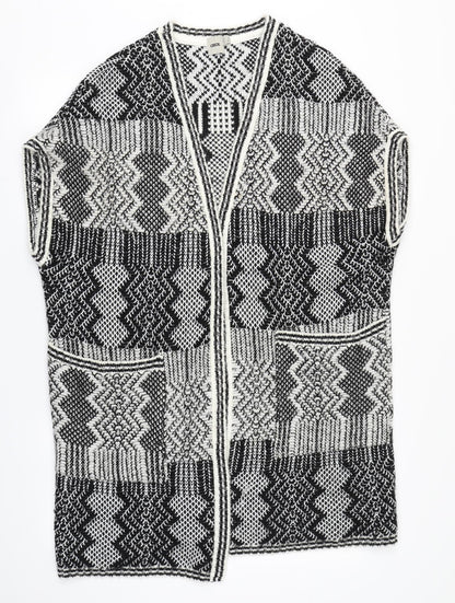 Womens UK Size S ASOS Black Cardigan Jumper