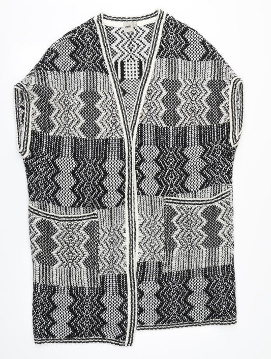 Womens UK Size S ASOS Black Cardigan Jumper